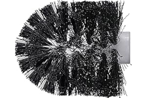 Kleine Wolke Głowica szczotki toaletowej w kolorze czarnym, 15 x 10 x 10 cm