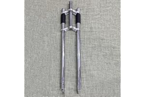 'CDHPOWER 26'' Bicycle Fork 1'' Threaded Triple Tree Non Suspension Fork w/Double Shoulder fit 26x3.5 tire'