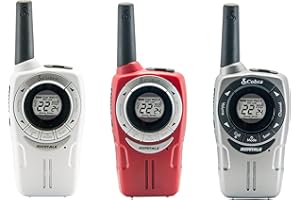 Cobra Set de 3 Talkies Walkies portée 8 km