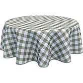 Home Direct - Waxed Wipe Clean PVC Tablecloth Round 160 cm Sage Green