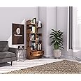 WoodMarwar Sheesham Wood Free Standing Book Shelf | Multipurpose Bookshelf Storage Display Rack with 8 Open Shelf & 1 Drawer for Office | Decorative Corner Shelf Bookcase for Home Decor | Brown