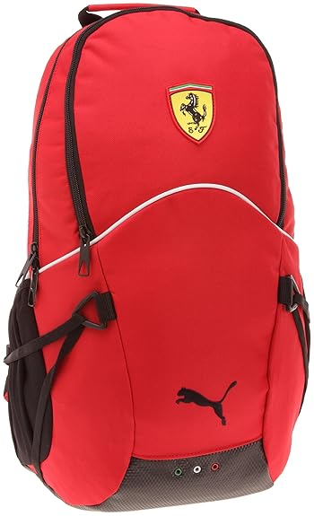 red puma ferrari backpack