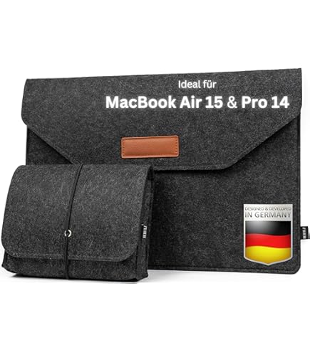 Shop4 - 13 inch Laptop Hoes - Sleeve Wolvilt Licht Grijs Shop4 - 13 inch Laptop Hoes - Sleeve Wolvilt Licht Grijs