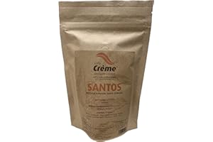 Specialty Coffee in grani - Microlotto SANTOS Fazenda Santo Antonio - 100% Arabica per FILTRO - 250 g - Caffè Crème