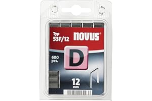 Novus 042-0377 D 53 F Pack de 600 Agrafes 12 mm type 53F/12