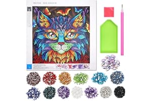 DIKENCE 7 8 9 10 11 Year Old Girl Gifts, Birthday Gift for Kids Girl Age 6-13-Diamond Painting Kits Toy for 9-10-11-12 Year Old Teens Girls Boy Craft Gifts DIY Art and Craft Sets for Kid Child Adults Presents