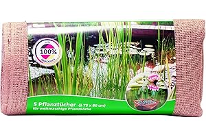 HEISSNER TZ110-00 Pflanztuch 75 x 80 cm, 5 Tücher