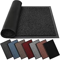 Zerbino Antiscivolo In Gomma 40x60 Cm – Tappeto Ingresso Per Esterni E Interni, Resistente E Assorbente - 2