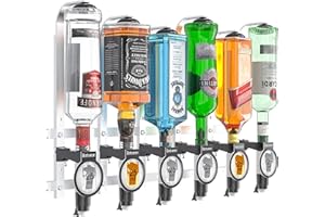 MILLYANNE LONDON Barbarian - Óptica para Botellas 4/6 para Bebidas alcohólicas – Bar Butler Soporte de Medida de chupito dispensador de Bebidas al revés Bar