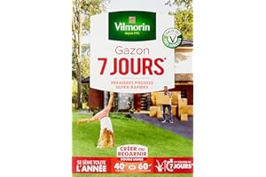 Vilmorin 4460714 Gazon 7 Jours, Vert, 1 kg