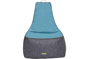 Gardenista Sedia Giant Bean Bag per Adulti | Interni/Esterni Schienale Alto Pouf a Sacco | Resistente all'Acqua Pouf con Riempimento | Puff Poltrona Sacco con Maniglia di Trasporto (Alzavola)