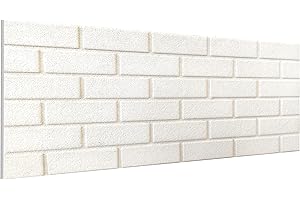 DELLEDECOR ADVANTAGE DESIGNS 3D Brick Wall Cladding Ceiling Panel Faux Brick Style Polystyrene Wall Cladding 50x100cm (DL01)