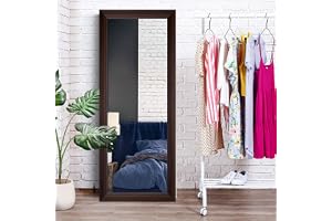 Creative Arts n Frames 15x39 inch Long Wall Hanging Mount HD Mirror Home Hotel Living Room Bedroom Bathroom Home Office Decor Items (Regular Chocolate Framed HD Mirror)