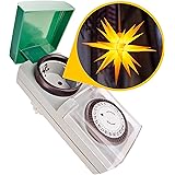 Zeitschaltuhr Aussenbereich - Zauberhafter Lichterglanz automatisch geregelt – Zeitschaltuhr Tempo, einfach zu bedienen, beso