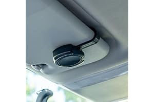 ‎YOUR DAY MATE Auto Sonnenblende Halterung für CO-DRIVER NO2, 1 Set, in Schwarz, kompatibel mit OOONO CO-DRIVER NO2, aus stabilem Kunststoff, nicht 3D gedruckt, Blitzerwarner Clip Blende, Radarwarner Halter für No 2