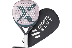 Thunder Paddle SportsBlue Carbon surface Padel Racket - Pro-Series Tennis Racket, Core Pala Padel Racquetts