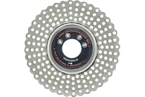 Kaindl Diamant-Sichtschleifscheibe WAVE Ø115 x 22,2 mm D151– zweiseitiger Diamantbelag, Wellenprofil, End- & Grobschliff, Profi-Qualität für Winkelschleifer & Bohrmaschine