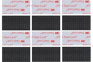 INDIAN STORE 24 12 x (25,4 mm x 50 mm) 3 m Dual Lock SJ3550 taśma adhezyjna cienka, bardzo mocna taśma klejąca, taśma na rzepy, wodoodporna taśma na rzepy, bez pozostałości, taśma klejąca