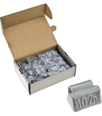 100x 25g Schlaggewichte Stahlfelgen Auswuchtgewicht Produktbild-Vorschau 4