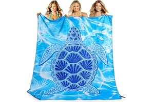KUOGAS Serviette de Plage XXL 200x145 cm, Grande Serviette en Microfibre à SéChage Rapide, Serviette De Bain sans Sable, Couverture De Plage pour Femmes