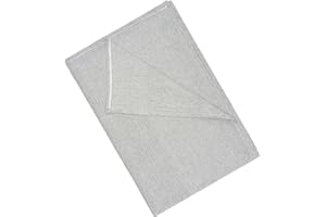 H HANSEL HOME Colcha Multiuso 230x300cm para Sofá y Cama, Plaid Sofa de Algodón y Poliéster, Cubre Sofa Suave, Transpirable y Decorativa, Gris Claro