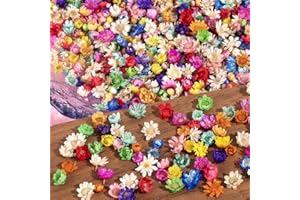 SYOZPXY 300Pcs Small Dried Flowers for Crafts - Mini Dried Flowers for Resin, Tiny Natural Real Pressed Flower Bulk for DIY, Candles Soap Making, Beautify Nails