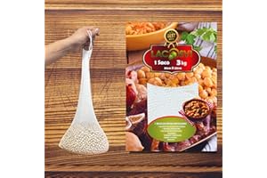 LACOSVI Bolsa Para Cocinar Alimentos Bolsa Reutilizable De 3Kg Malla Para Cocer Garbanzos Cocido Madrileño Red Para Carne Legumbres Caldo De Verduras Bolsa Para Cocinar Al Vapor Mejillones Y Mariscos