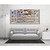Infinity View from a Window Panoramic Canvas Print Framed XXL 55 inch x 24 inch Over 4 foot wide x 2 foot high Ready to Hang