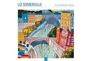 Liz Somerville Wall Calendar 2026 (Art Calendar): Original Flame Tree Publishing-Kalender [Kalender]
