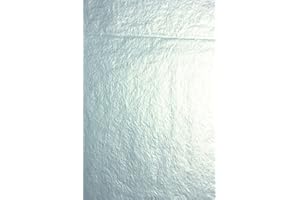 Clairefontaine 393776C - Papier De Soie - Motif : Argent – Paquet de 4 Feuilles Pliées - Dimensions : 50x70cm – 18g - Emballage Cadeau, Personnalisation Cadeau, DIY, Loisirs Créatifs