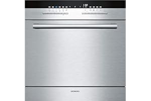 ‎SIEMENS Siemens SC76M542EU iQ500 Einbau-Modular Geschirrspüler / F / 67 kWh / 7 MGD /Jahr / Hygiene Plus Programm / varioSpeed Plus / iQ-Drive Motor, Edelstahl