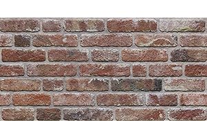 Grace Baltic, Pannelli da parete 3D effetto mattone, rivestimento in polistirolo, per soggiorno, cucina, bagno, camera da letto, balcone, bancone teras (1, 689-022)