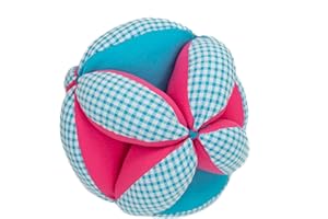 Borda y más Balla di Pressione Montessori, Palla per Bambini, Palla sonaglio o Pallina Montessori. Vari Modelli e Colori Disponibili. (Bumble)