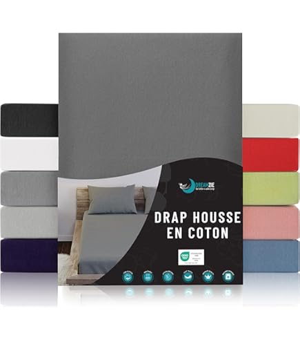 PROCAVE Matrashoes, badstof, niet gewatteerd, 140 x 200 cm, matrashoogte 10-15 cm, matrasbeschermer