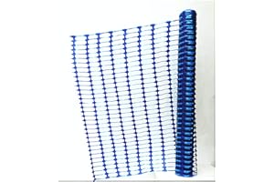 Callieway Agility Parcoursabgrenzung, Hundezaun, Sicherheitszaun, Bauzaun, Campingzaun blau, extra reißfest, Orig (Spezial 120cm hoch / 30m Rolle/blau)