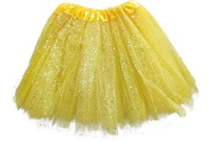 MUNDDY - Tutu Elastico Tul 3 Capas 30 CM de Longitud para niña Bebe Distintas Colores Falda Disfraz Ballet (Envio 48-72h con Seguimiento Desde Madrid)