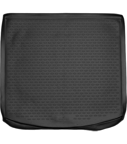 Tapis De Sol Caoutchouc 3D Sur Mesure Pour VW Touran 2003-2015 - Kit 4 Pièces, Bord Haut 5cm, Noir