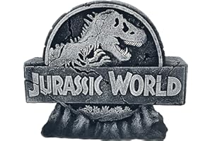CYPBRANDS Jurassic World - Salvadanaio in resina, risparmio, figura Jurassic World, colore nero, prodotto ufficiale (CyP Brands)