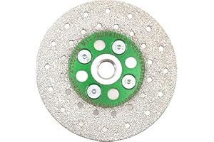 KURSTOL Disco Diamantato - Lama diamantata per taglio abrasivo 4"/100mm X M14 Arbor, mola in granito per smussare modellare gres porcellanato, piastrelle, ceramica, granito, cemento