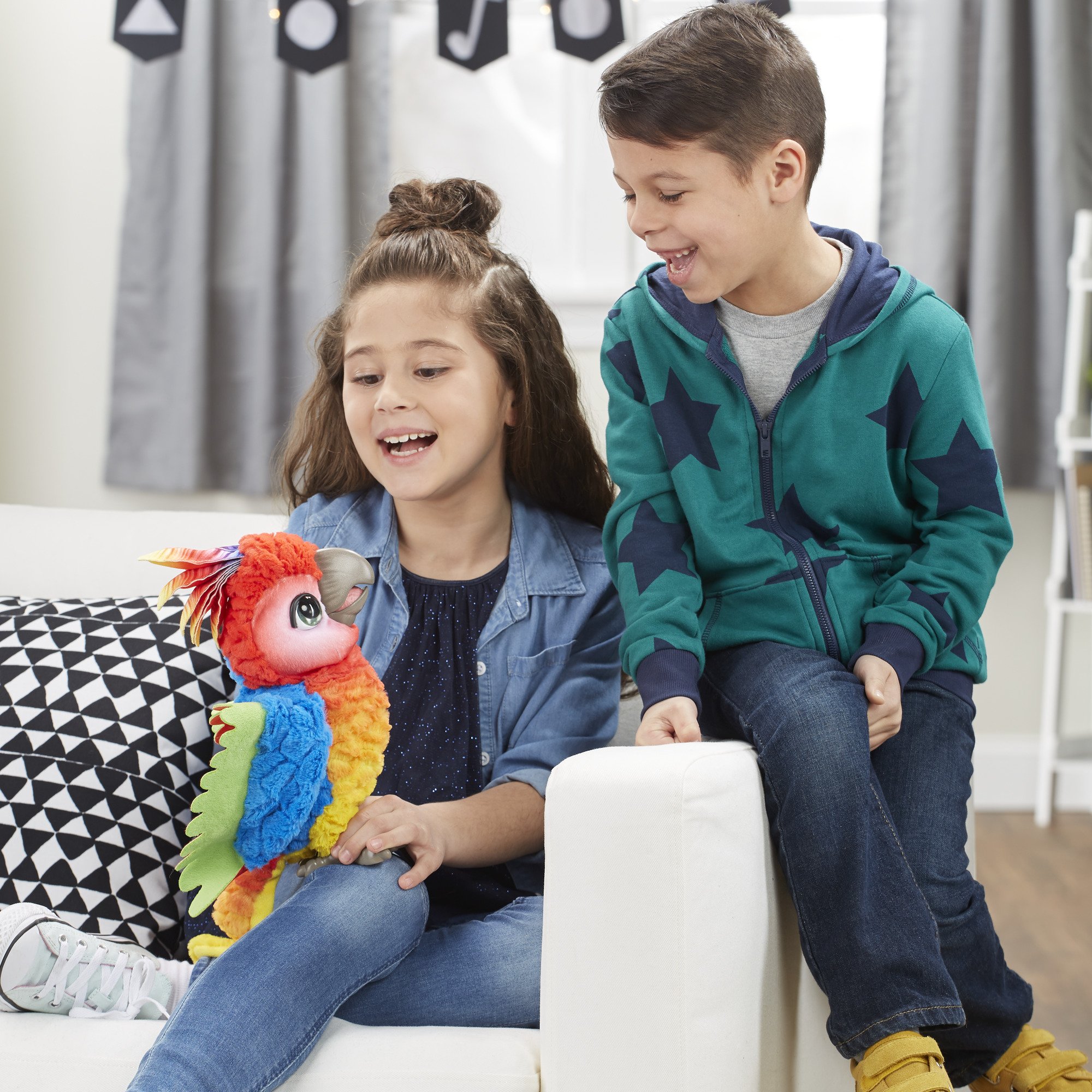 furreal friends coco my parrot star interactive show plush toy