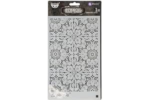 PRIMA MARKETING INC ELEMENTALS STENC 15,2 x 22,9 cm Dentelle Ornée Taille Unique