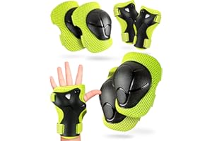 99FLIPS Ochraniacze dla chłopca i dziewczynki do jazdy na rolkach – Ochrona do jazdy na deskorolce i łyżworolkach dla chłopców i dziewczynek – Nakolanniki i nałokietniki dla dzieci – Ochraniacze do