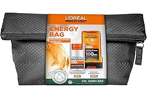 L’ORÉAL PARIS MEN EXPERT L'Oréal Paris Men Expert - Set regalo da uomo, con idratante e gel doccia, per viso, corpo e capelli, Hydra Energy 1 x 50 ml, 1 x 250 ml