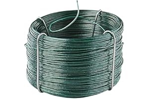 Cogex 01394 - Rouleau de Fil de Fer Plastifié - Longueur 50 m/Diamètre 1 mm