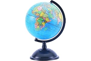 EXERZ 20cm Mappamondo - Italiano - Educativa, Geografica - Mappa politica - Diametro 20cm