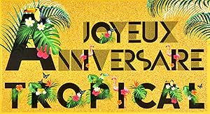 Afie 69 41 Carte Heureux Anniversaire Paillettes Pasteque E Vitamine Exotique Tropical Energie Peps Geometrique Cube 3d Tendance Cool Mode Collection Ete Amazon Fr Fournitures De Bureau