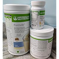 Herbalife Nutrition Weight Loss Package F1 (Kulfi) and Personalized Protein Powder (PPP) and Afresh (Lemon)