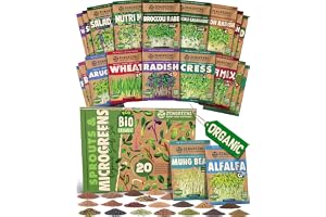 ZenGreens® - Ekologiska Groddar & Microgreens Frö Set - 20st.