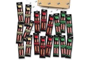 SERIOUS PIG - Salami Pub Snacks, Low Calorie, High Protein, Meaty, Made with Outdoor Reared British Pork, Savoury Salami Sticks (Snackalami) (Selection) (18 Pack)