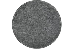 Kleine Wolke 5405901521 dywanik łazienkowy Relax 100 cm okrągły D antracyt